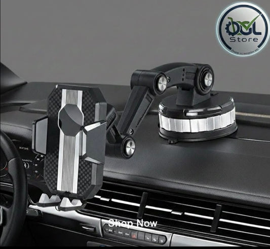 360° Rotating Magnetic Car Phone Holder – Universal ✅