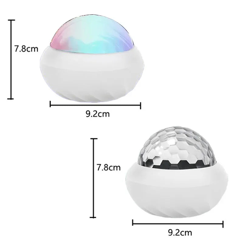 360° Aurora Ball Atmosphere Night Lights Starry Sky Northern Projector Lamp USB Plug with Remote Control for Room Party Decor