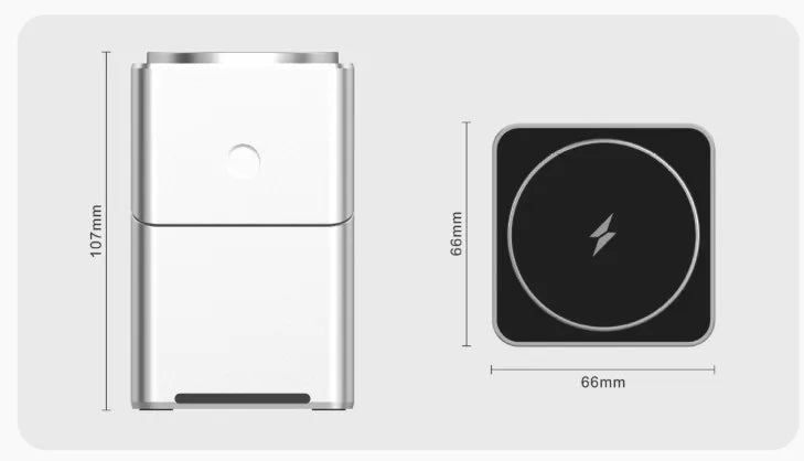 3-in-1 Foldable Magnetic Wireless Charging Station Fast Charging Rotation Charger For Phone Watch Wireless Earphones Gift Choice