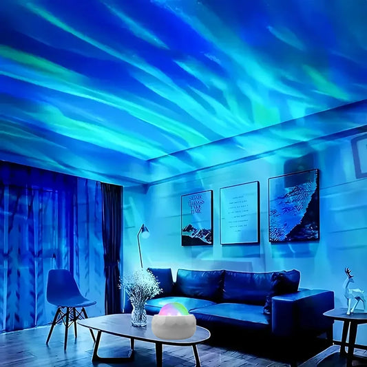 360° Aurora Ball Atmosphere Night Lights Starry Sky Northern Projector Lamp USB Plug with Remote Control for Room Party Decor