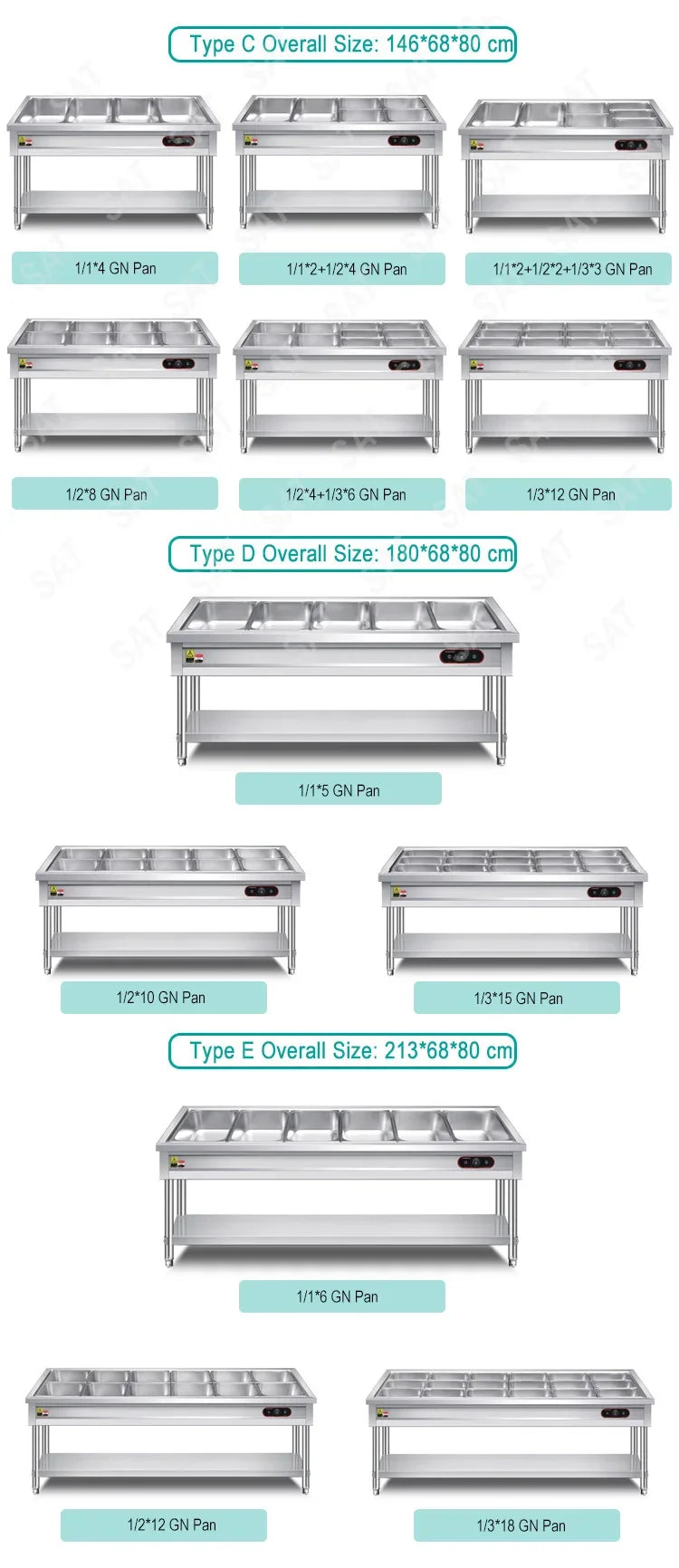 -Fast Food Display Electric Food Warmer Display Bain Marie Buffet Food Warmer With Glass Cover