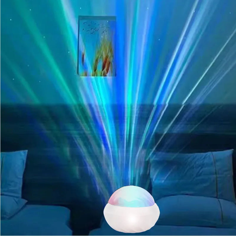 360° Aurora Ball Atmosphere Night Lights Starry Sky Northern Projector Lamp USB Plug with Remote Control for Room Party Decor
