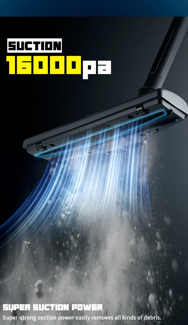 16000pa Cordless Electric Vacuum Cleaner Handheld Rechargeable Dry/Wet Dust Carpet Collector Machine for Makita 18v Battery Pin