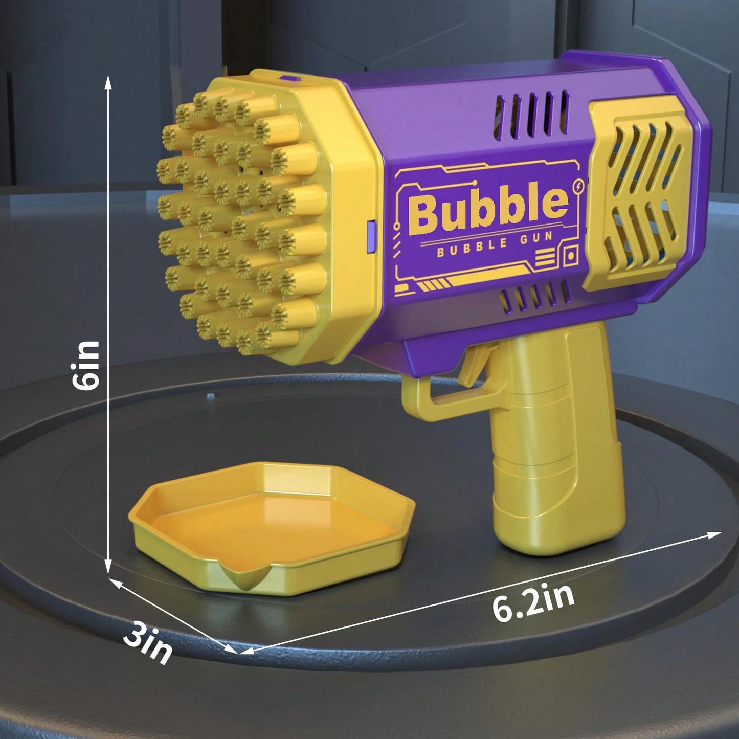 40 Hole Bubble Machine Fully Automatic Bubble Blowing Light Outdoor Bubble Machine without Battery without Bubble Water