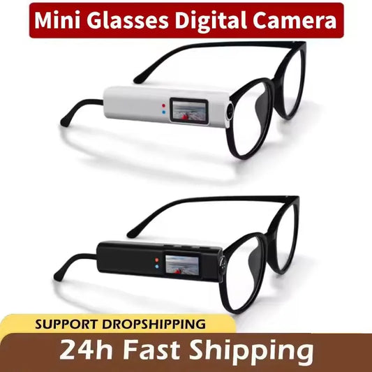 2.7K HD FPV Glasses Camera Wearable WiFi Video Camcorder 110°Wide Angle Lens Anti-shake Built-in Battery APP Control FPV Camera